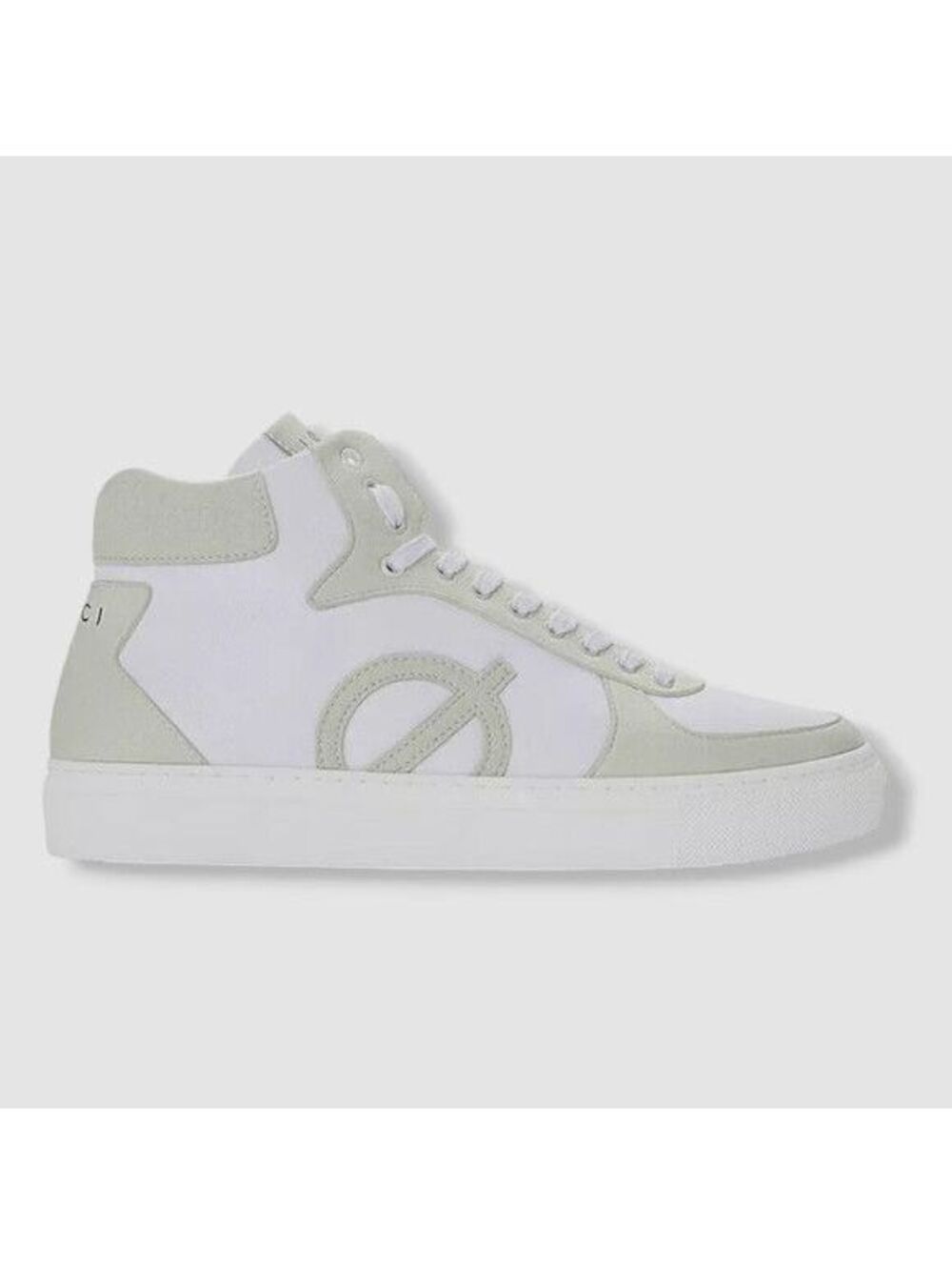 Loci Eleven High Top White/Natural  (Sz 37, US 6) Retail $200